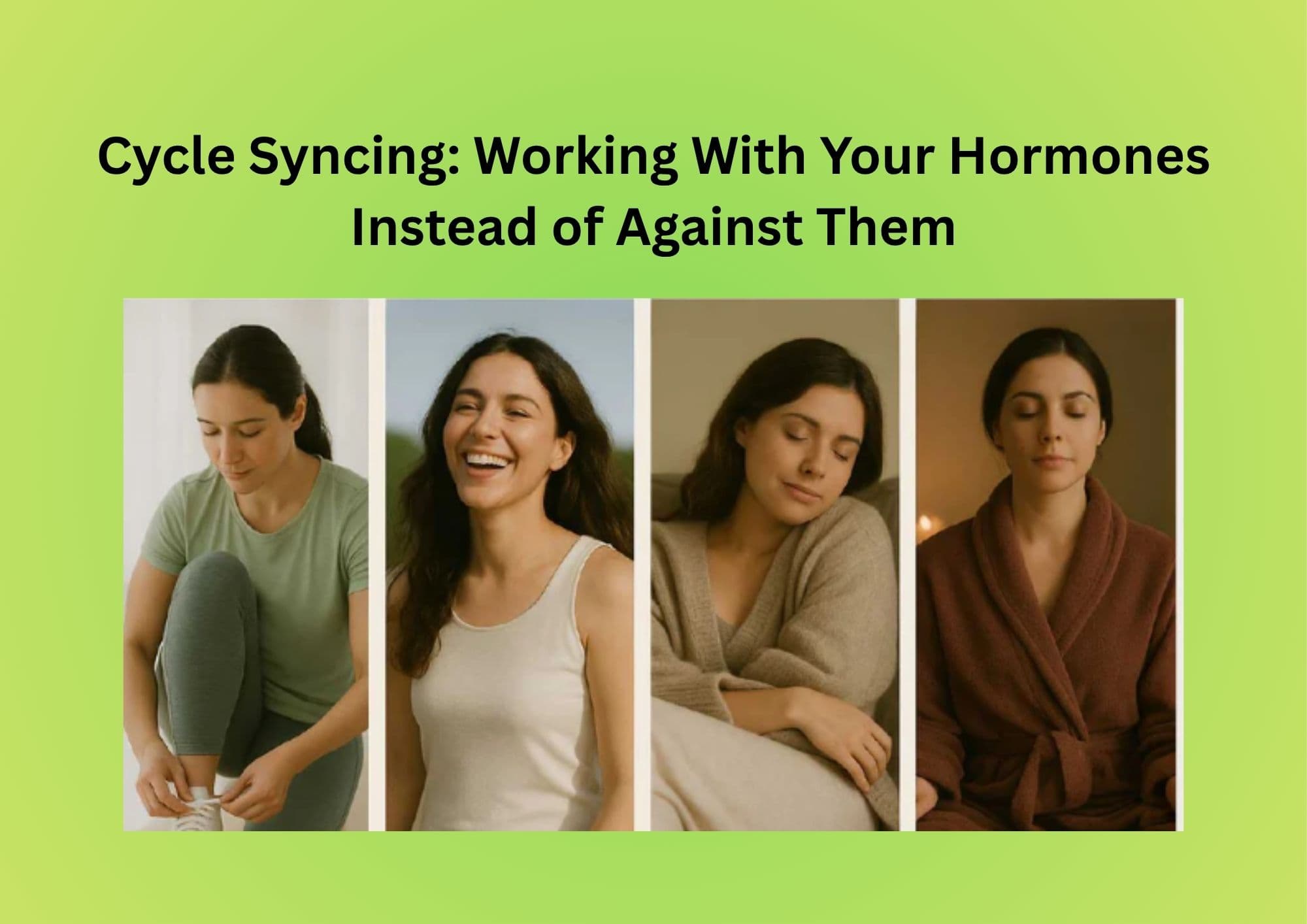 Cycle Syncing: Working With Your Hormones Instead of Against Them